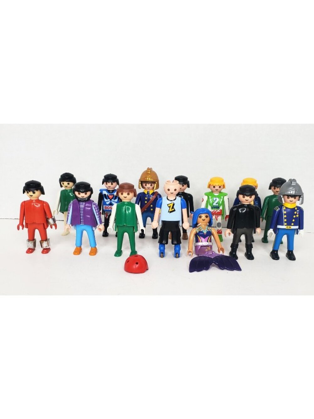 Playmobil People Toy figure Lot Of 14 Geobra Mixed Set Male/Female